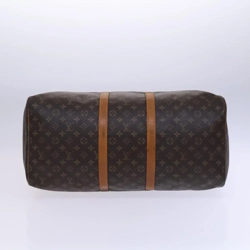 LOUIS VUITTON Monogram Keepall 55 Boston Bag M41424